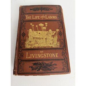 The Life And Labors of Livingstone (Vintage, 1st Ed, 1875) by Chambliss